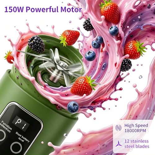 Portable blender features