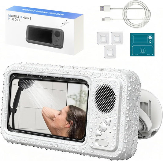 Waterproof Shower Phone Holder - wall mounted, 360 rotation
