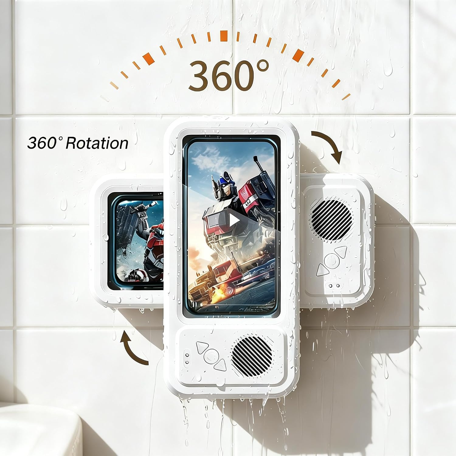 Waterproof Shower Phone Holder - features